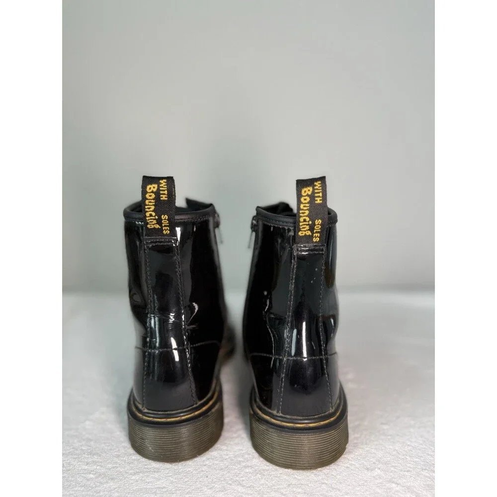 Doc Martens 1460Y Patent Leather Combat Boots G 6/B 5 Punk Goth Rocker Edgy Cute
